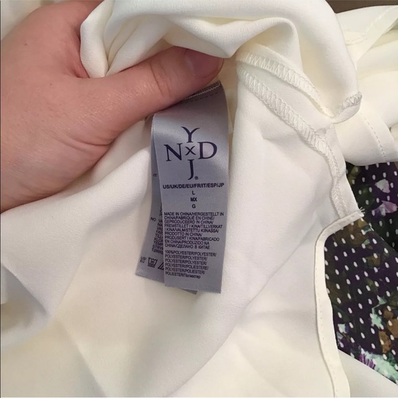 NOT YOUR DAUGHTER’S JEANS VANILLA BLOUSE NYDJ PS - Picture 8 of 8